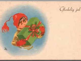 Illa - Glædelig Jul - Stender Serie 481 - Postkort -  Brugt