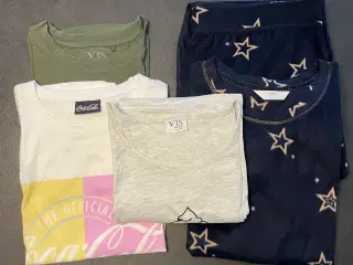 T-shirts og nattøj str. XL. 