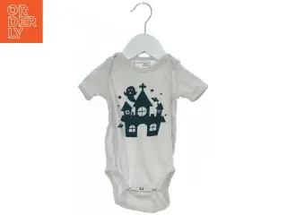 Hvid bodystocking med spøgelseshus fra Mads & Mette (str. 74)