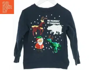 Julesweater med pailletter fra H&M (str. 110)