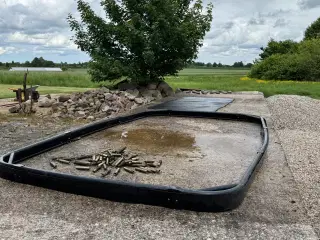Trampolin, rektangulær til nedgravning