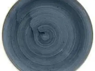 12 stk. Tallerken coupe dyb blåbær 182 mm Stonecast Churchill
