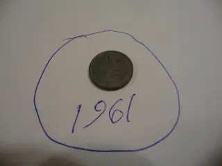 mønt 1 øre fra 1961