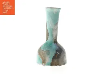 Keramisk vase (str. Ø. 4 cm længde. 13 cm)