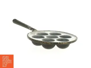 Emaljeret Støbejern Æbleskivepande (str. Ø 11 cm)