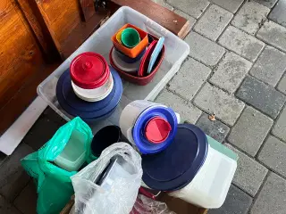 Blandet Tupperware nyt og brugt blandet