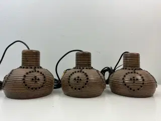 3 stk. retro keramik pendler