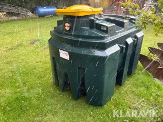 Spildolie tank Kingspand Miljøcontainer OZ1900