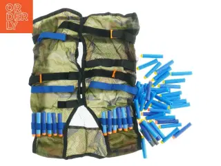 Legevæst og skumpatroner til blaster (str. 47 x 34 cm)
