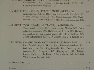 studier over europæisk drama i danmark 1722-1770 ,