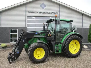 John Deere 6125R Autopower med frontlæsser