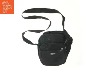 Sort skuldertaske fra DNR (str. 26,5x25 cm)