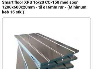 Sporplader til gulvvarme