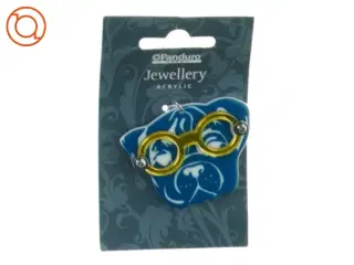Smykke Vedhæng Mops med Briller fra Panduro (str. 5 cm)