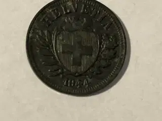 2 Rappen Switzerland 1944