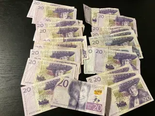 33 stk 20 Kronor Sverige - Blandet stand og årgange