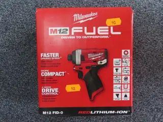 Kompakt slagskruemaskine MILWAUKEE M12 FID-0