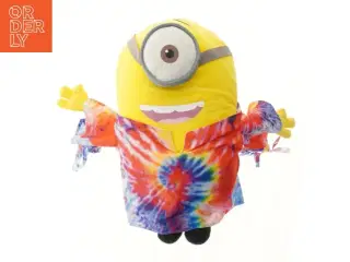 Minion plysdyr med farvestrålende tøj (str. 60x33 cm)