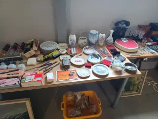 Diverse messing, kobber og retro/kræmmer ting