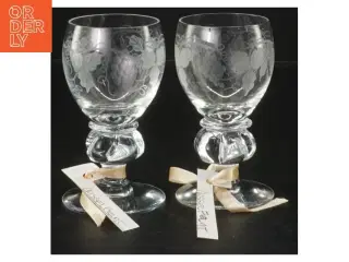 Gisselfeldt Graverede glas (str. 10 cm)