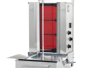 Kebab & Shawarma grill til el – 40 kg kød