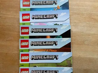 Lego Minecraft manualer 