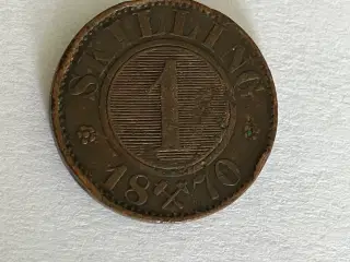 1 Skilling 1870 Norge