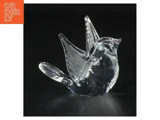 Glasfugl figur (str. 7 x 9 x 7 cm)
