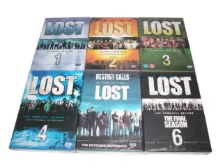 komplet LOST serie ; sæson 1 til 6