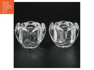 Holmegaard fyrfadsstager (str. 6 x 8 cm)