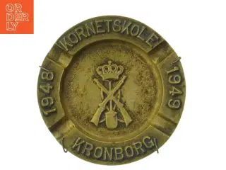 Kornetskole 1948-1949 dekorativ platte (str. Ø. 11,5 cm)