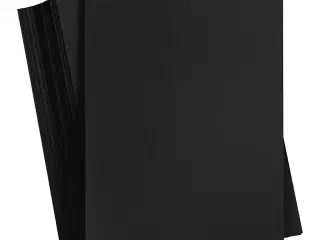 Karton, A3, ark 297x420 mm, 180 g, sort, 100ark/ 1 pk.