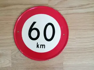 Skilt 60 km