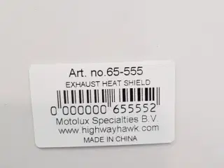 Highway Hawk - Heat shield