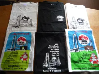T-shirts, Rock under Broen og caps
