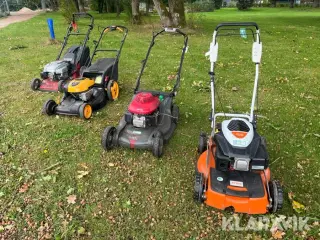 Græsslåmaskiner blandet 4 styk