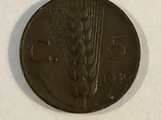 5 Centesimi Italy 1930