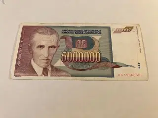 5000000 Dinara Jugoslavia