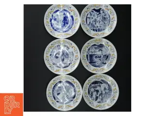 Hans Christian Andersen eventyr tallerkener fra Lise Porcelain (str. Ø 13,5 cm)