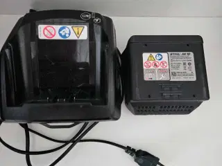 Stihl batteri og oplader