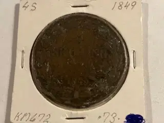 4 skilling 1849 Sweden