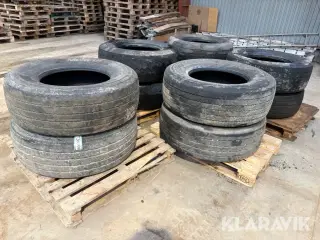 Dæk uden fælg - blandet lot 10 styk