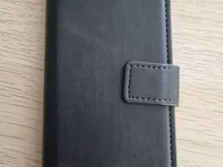 Sort læder Cover til Samsung galaxy s21 