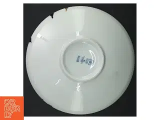 Porcelænstallerken med kantmønster fra Royal Copenhagen (str. 17,5 cm)