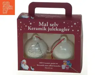 DIY keramiske julekugler sæt fra Det Gamle Apotek