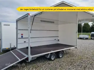 0 - Blyss Cargo FC2040HT m/ Rampe & Salgsklap   Sandwich Cargo trailer str. 400x200x190 cm med salgsklap Top kvalitet