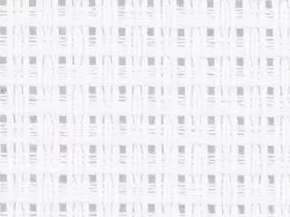 Aidastof, str. 50x50 cm, 24 tern pr. 10 cm, hvid, 1 stk.