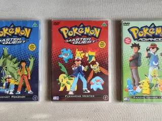 3 Pokemon DVD'er - Pokemon Master Quest / Advanced