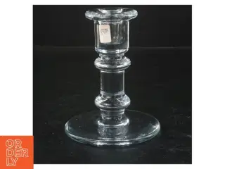 Glas lysestage fra Holmegaard (str. 13x10 cm)