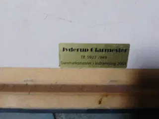 plakat i ramme.